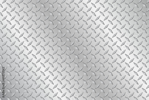 Vector metallic diamond plate background.