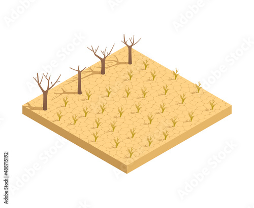 Drought Natural Disaster Composition