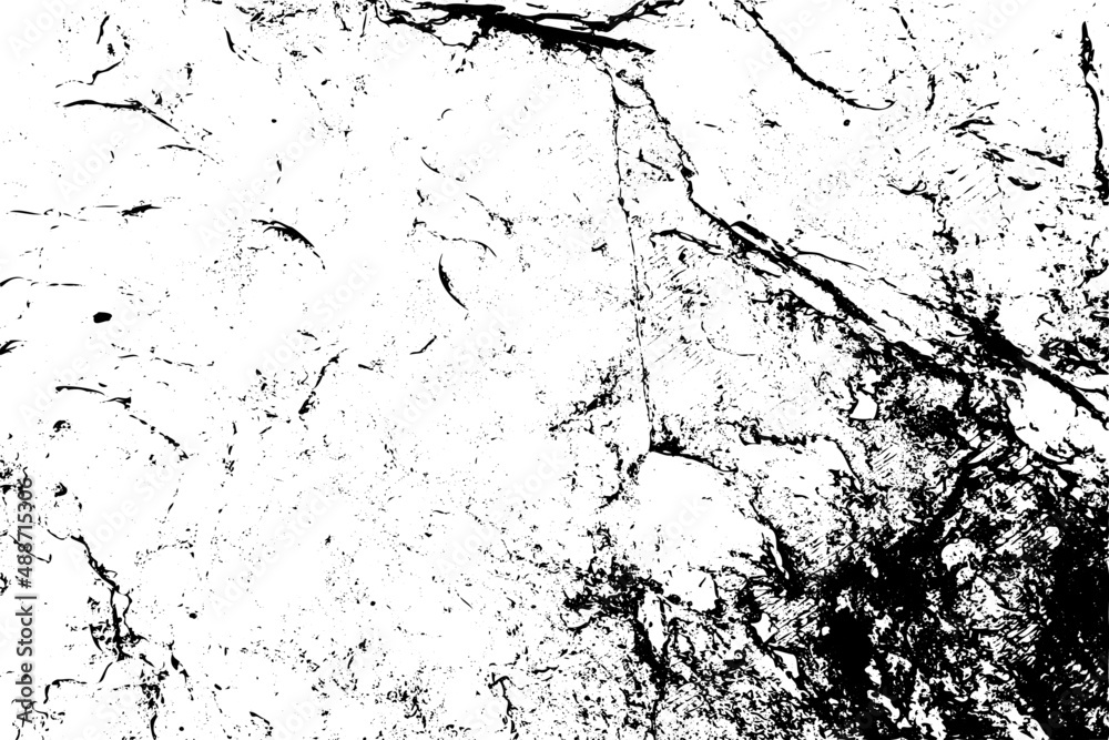 Vector texture overlay grunge effect. Black and white abstract ...