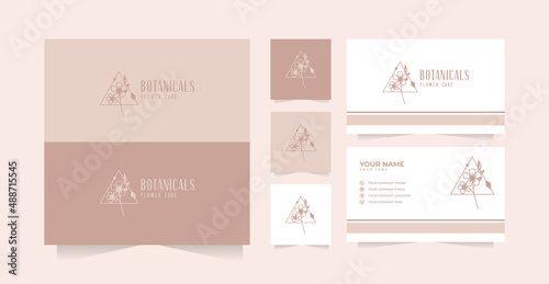 Botanical Flower logo design inspiration and business card © ffdsgn