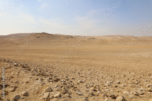 The pyramids desert