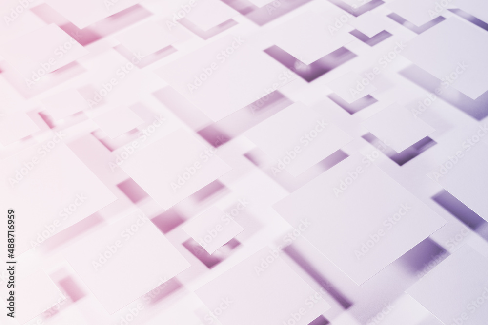 Abstract geometric background with rhombuses - soft light shining pattern in gradient trendy colors - very peri, pink with shadows, reflections and glare, top view. Future backdrop in minimal style. Abstract geometric background with rhombuses - soft light shining pattern in gradient trendy colors - very peri, pink with shadows, reflections and glare, top view. Future backdrop in minimal style.