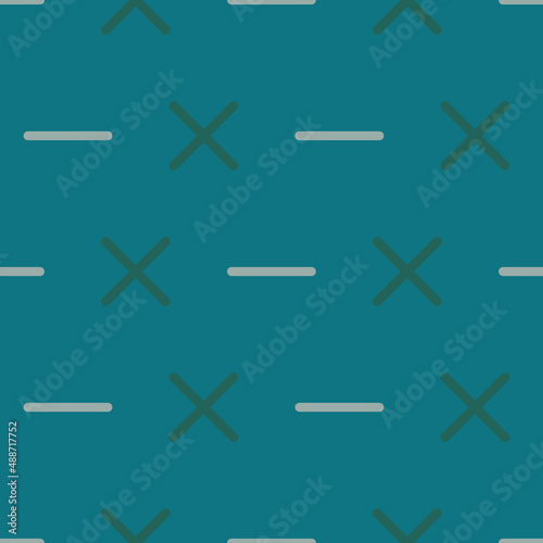 Calculate symbols vector seamless repeat pattern print background