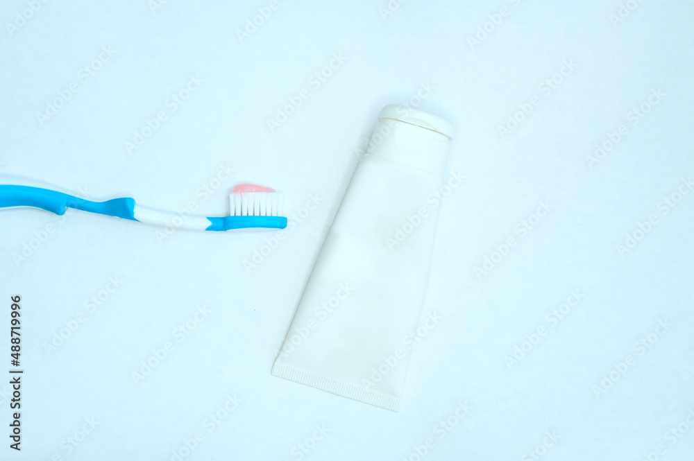toothbrushes for adults and children on isolated on white background. toothbrushes for adults and children on isolated on white background.