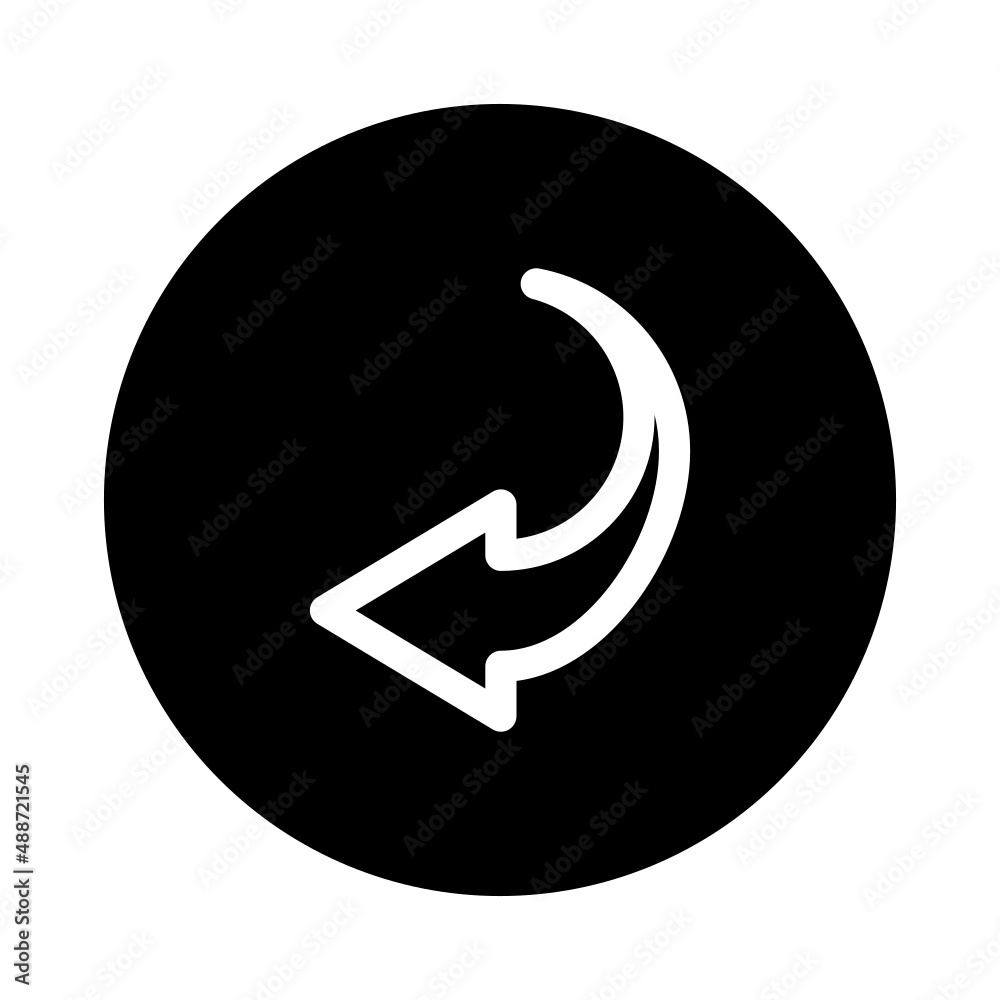 arrow turn left icon arrow turn left icon