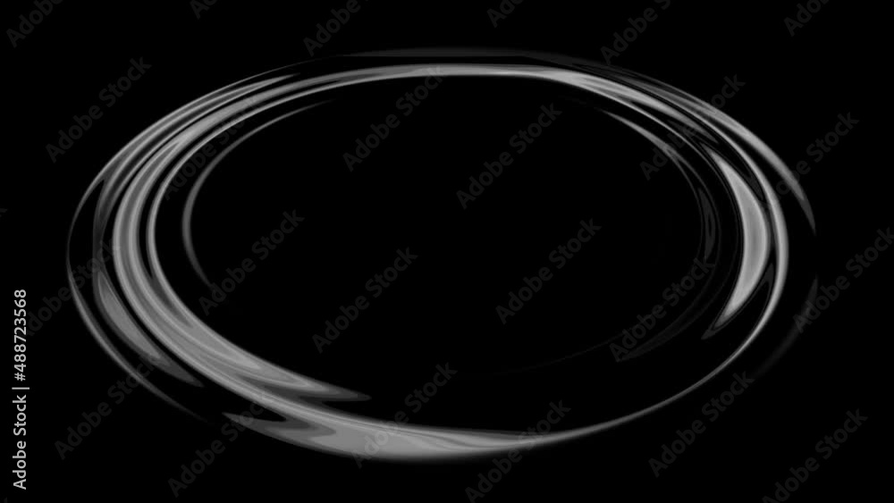 High angle white water ripple effect transparent channel