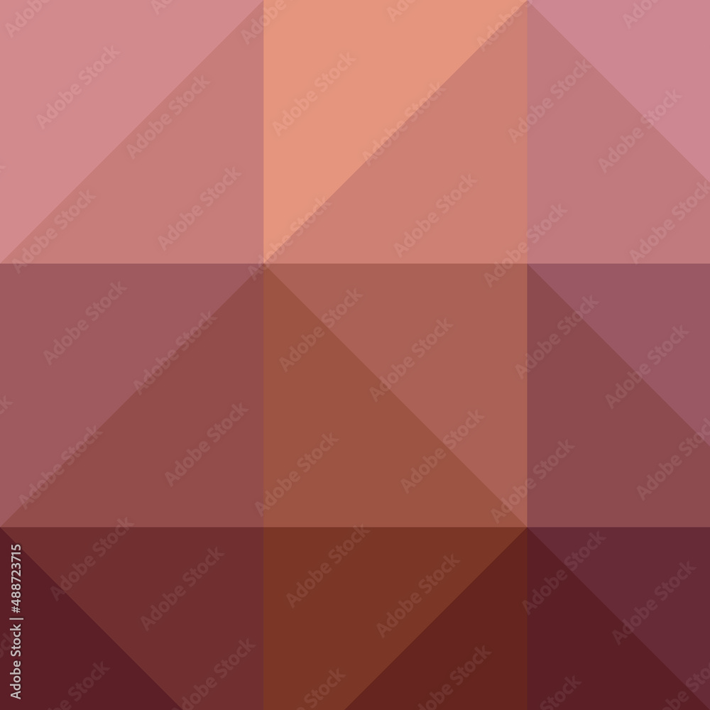 Fototapeta premium Abstract color Low-Polygones Generative Art background illustration