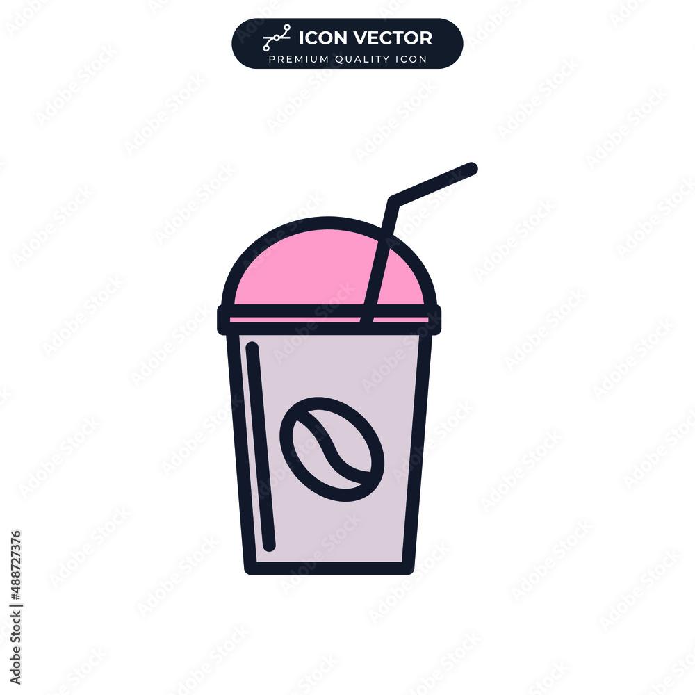 coffee ice icon symbol template for graphic and web design collection logo vector illustration coffee ice icon symbol template for graphic and web design collection logo vector illustration