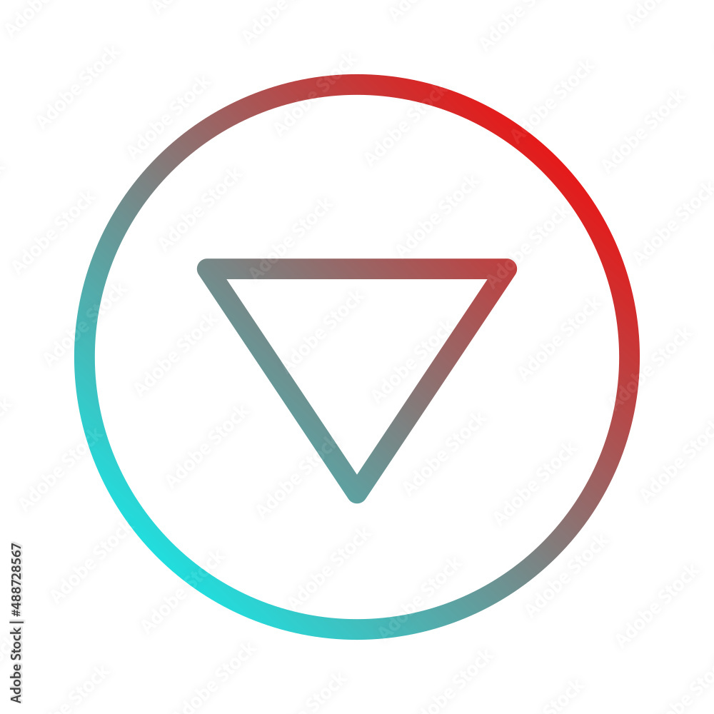 arrow down icon