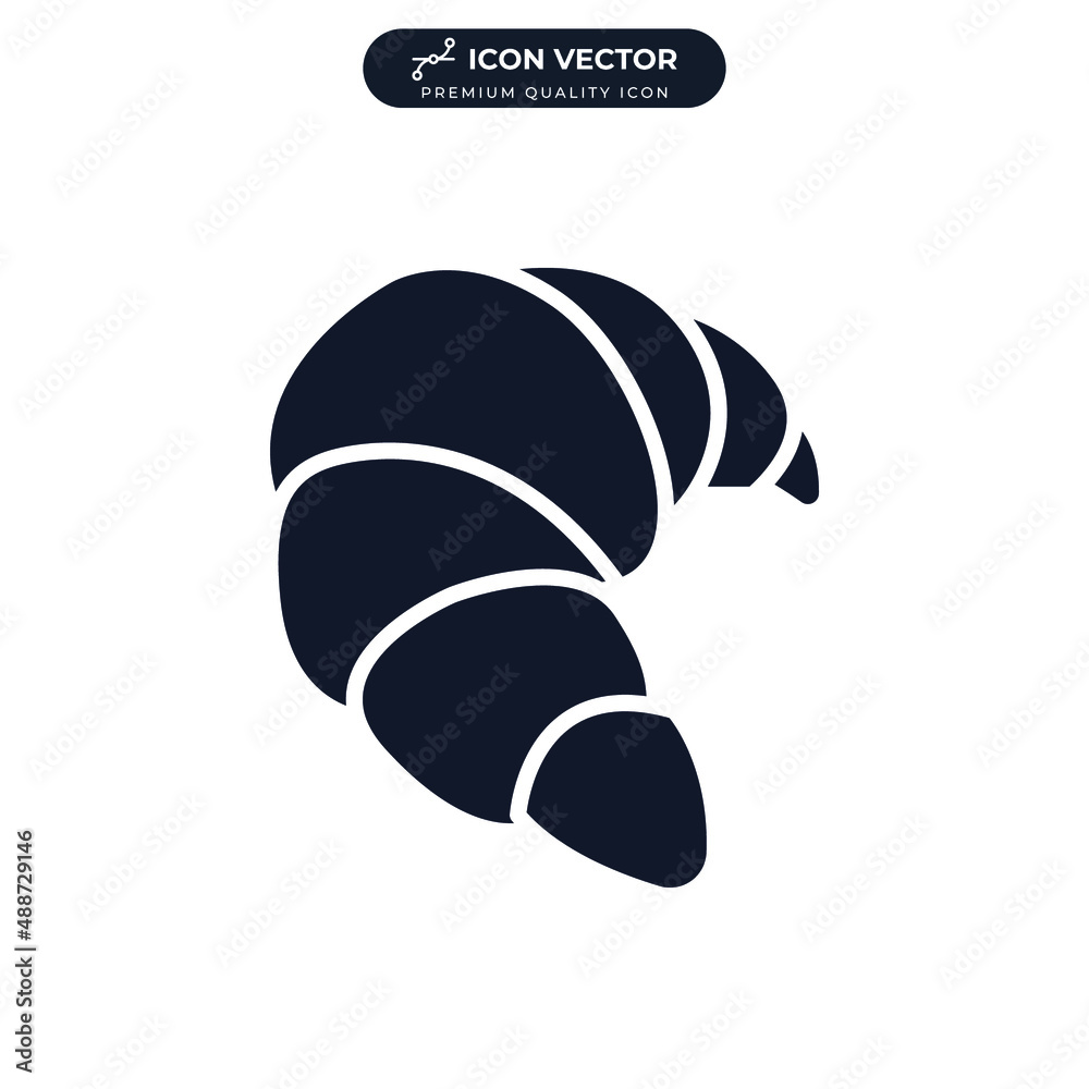 croissant icon symbol template for graphic and web design collection logo vector illustration croissant icon symbol template for graphic and web design collection logo vector illustration
