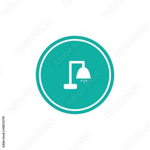 Modern vector icon-lamp, light, light bulb. Vector illustration for your design.