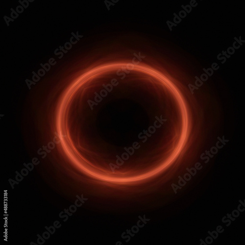 Bright abstract background with leaks. Lighting tunnel. Magic portal. Vivid sphere lens © Тимур Харченко