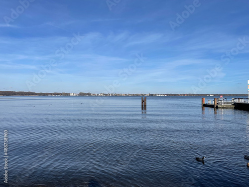 Εκτύπωση καμβά Müggelsee, Friedrichshagen, Treptow, Köpenick, Berlin, Naturschutzgebiet, Frühli