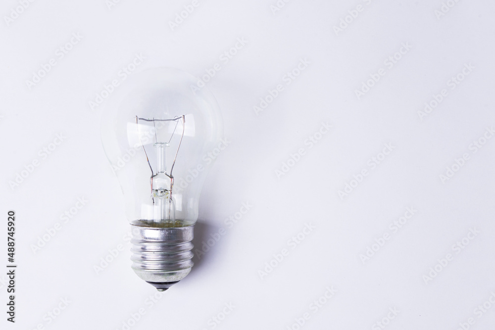 light bulb isolated on white light bulb isolated on white