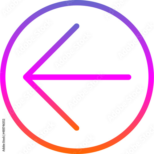 Arrow Circle Left Icon
