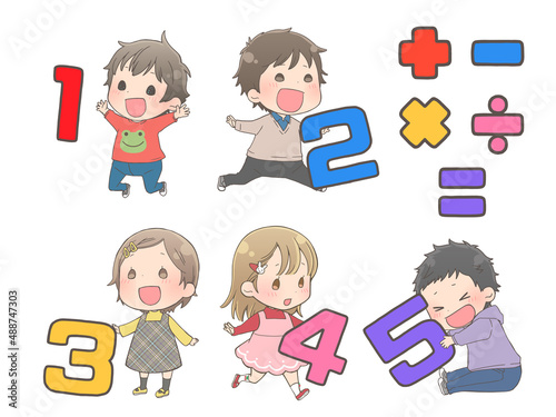 数字と子供(算数の勉強)