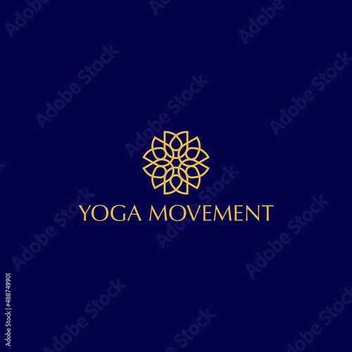 This logo is suitable for yoga, health therapy, beauty, aesthetics, and so on