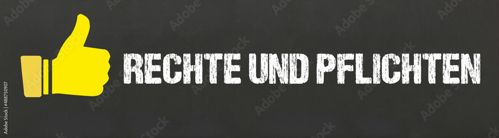 Rechte Und Pflichten Ab 18 Lustig Rechte und Pflichten Stock Illustration | Adobe Stock