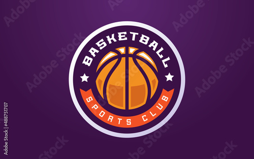 Modern and Creative Basketball Club Logo for Sports Team