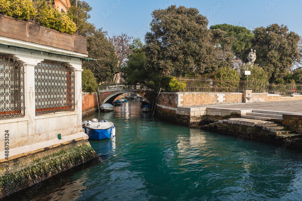 Bridge over Canal in Venice, Italy