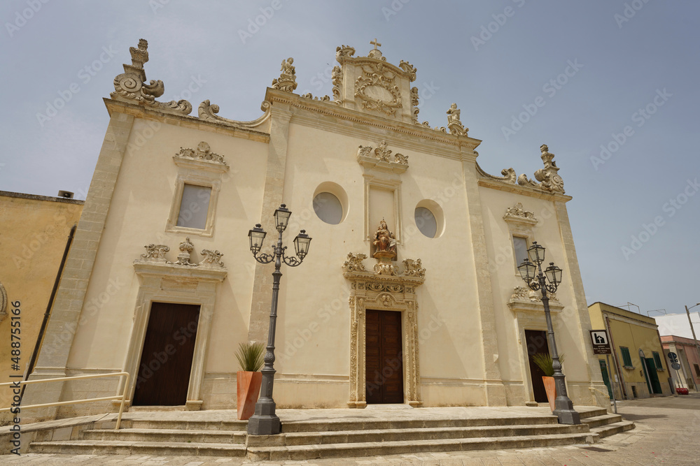 Santa Maria delle Grazie church in Sanarica, Apulia