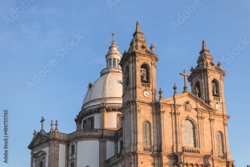 Santu  rio do Sameiro ao P  r do Sol