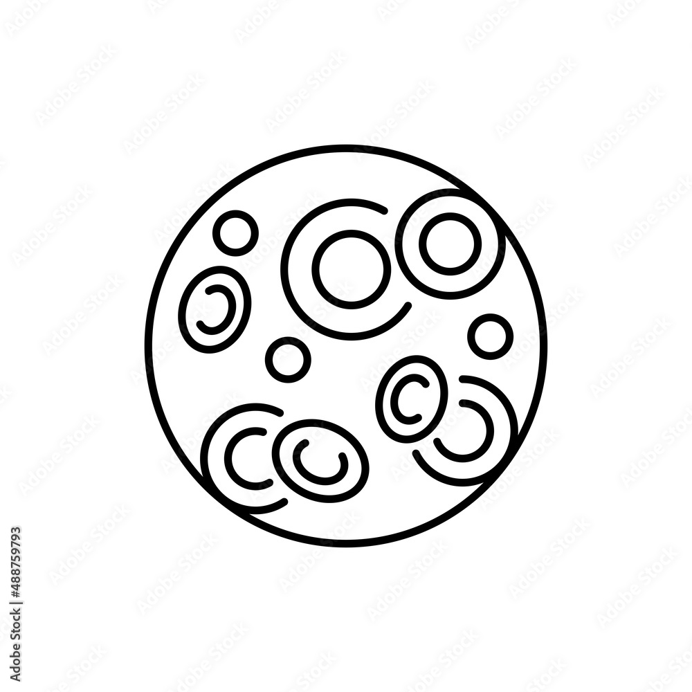 Fanconi anemia color line icon. Human diseases. Fanconi anemia color line icon. Human diseases.