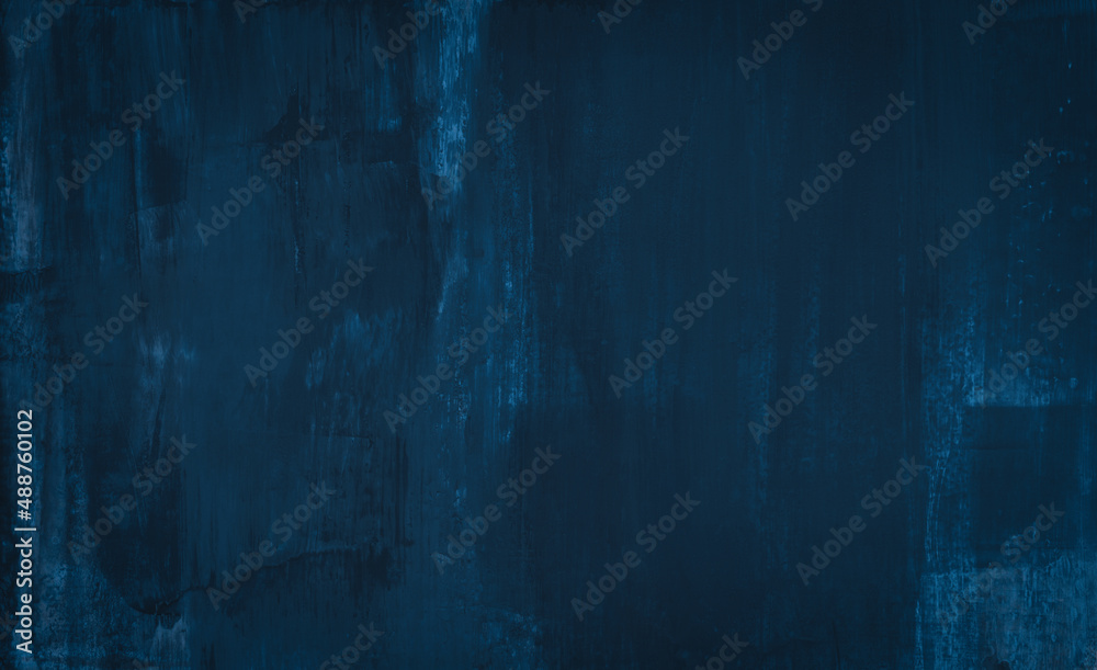 Dark blue background. Versatile artistic image for creative design projects: posters, banners, cards, book covers, magazines, prints, wallpapers. Mixed media.