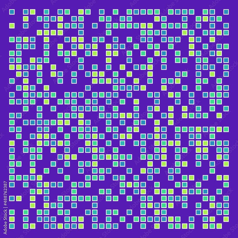 Offset Quads generative art background art illustration