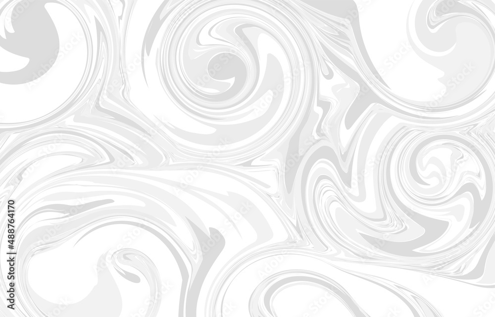 グレーのマーブル模様の背景イラスト