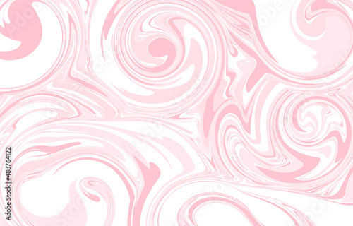 淡いピンク色のマーブル模様の背景イラスト