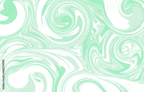 淡いグリーンのマーブル模様の背景イラスト