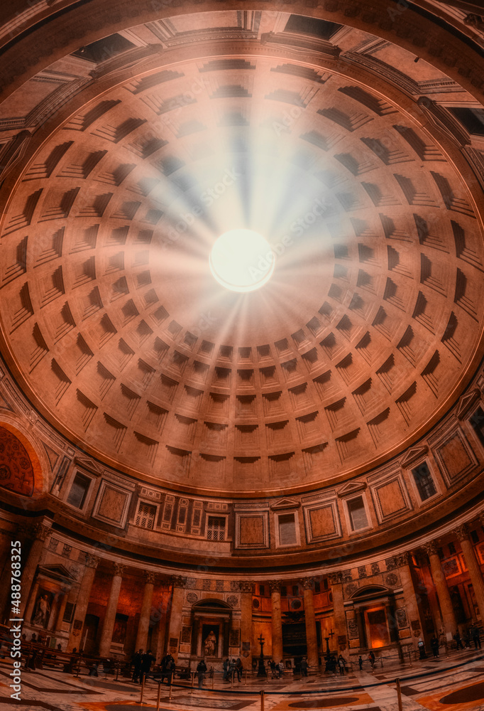 Obraz premium Interior overview of the Pantheon