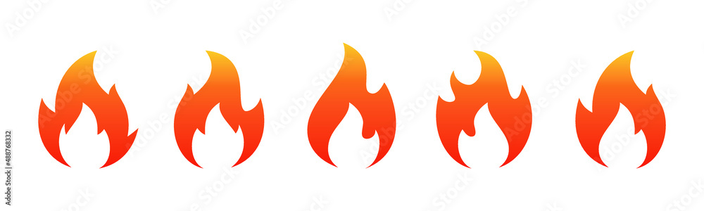 fire flames set fire flames set