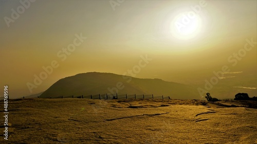 Nandi Hills. Hill station located near Bangalore, Karnataka, India photo