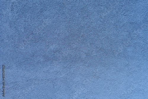 Blue mineral plaster surface texture as background