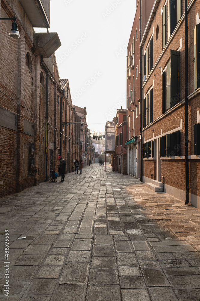 Venice Streets in Italy, Venetian Street Photography, Venetian Gothic Architecture