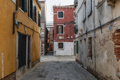 Venice Streets in Italy  Venetian Street Photography  Venetian Gothic Architecture