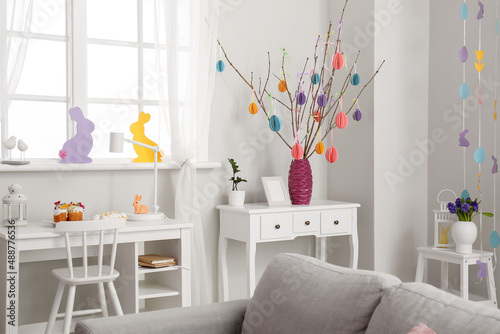 Interior of stylish room de...