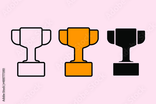 award icons  symbol vector elements for infographic web