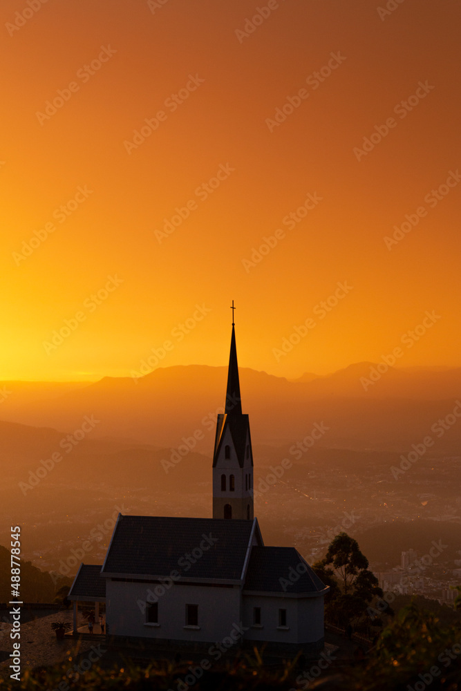 Obraz premium Jaraguá do Sul, Santa Catarina, Brasil: Chiesetta Alpina - Monumento ao Imigrante