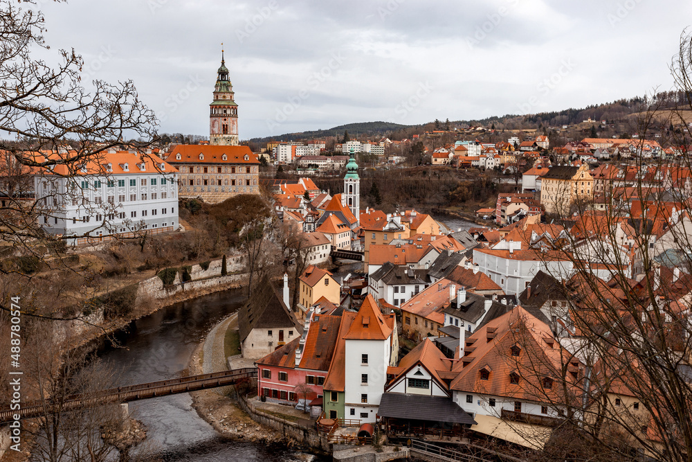 Obraz premium Old Town of Cesky Krumlov, Czechia