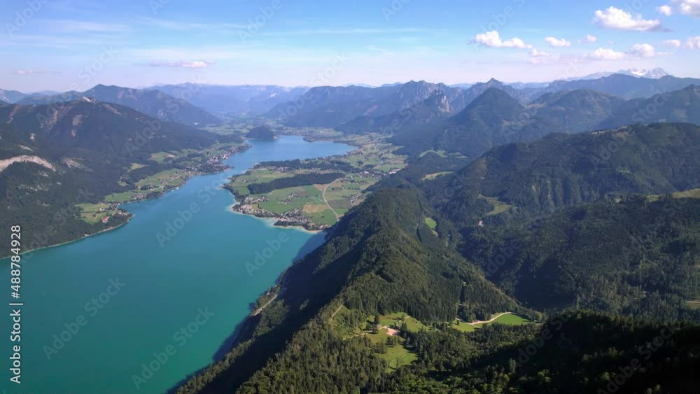 Lake Wolfgangsee in Austria Salzkammergut