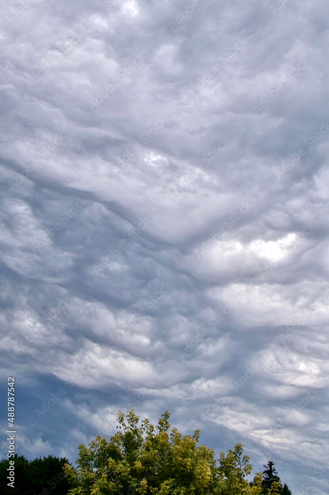 Angsteinflößende Gewitterwolken Angsteinflößende Gewitterwolken