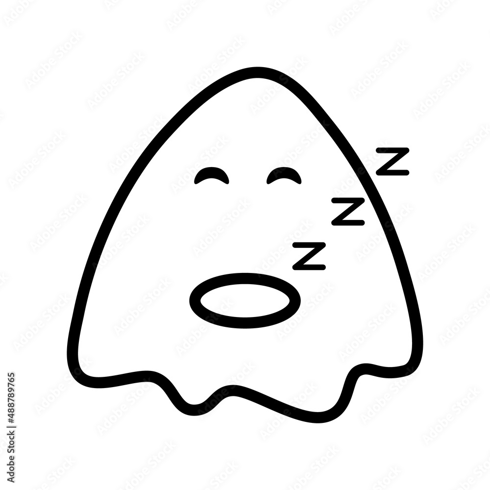 Emoticon flat line icon. Outline sign for mobile concept and web design, store Emoticon flat line icon. Outline sign for mobile concept and web design, store