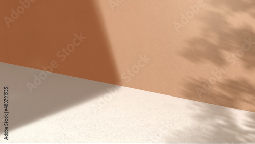 Product background using 3D rendering and geometry. background for products mockup
 presentation. 3d rendering illustration.
