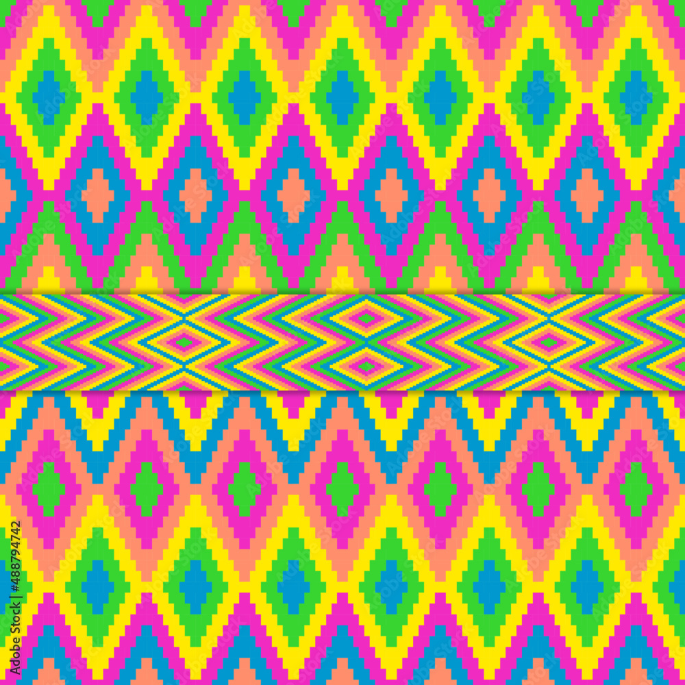 Ethnic pattern colombian wayuu Stock Vector Adobe Stock