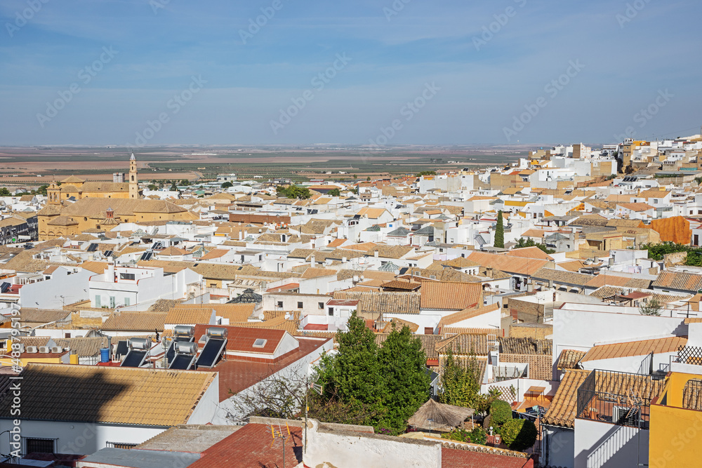 Looking over the white houses of Osuna from the Collegiate Church of Our Lady of the Assumption