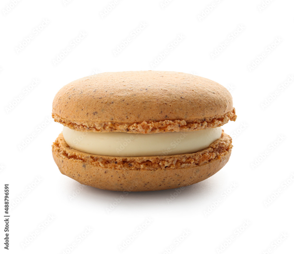 Sweet macaroon isolated on white background Sweet macaroon isolated on white background