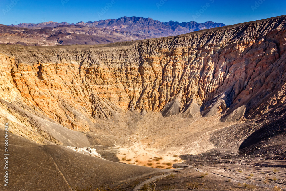 The Ubehebe Crater in the Death Valley National Park, USA